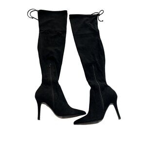 ALDO Asteille Over The Knee Boots in Black Suede